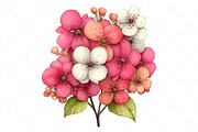 Whimsical Summer Flowers Clipart, an Illustration by Craft Nest (Thumbnail 9 of 12)
