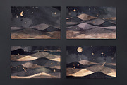 Abstract Landscape & Starry Night, a Texture Graphic by by creative paper (Thumbnail 3 of 16)