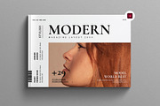 Modern Magazine Layout Landscape, a Magazine Template by Work-Envance (Thumbnail 1 of 8)
