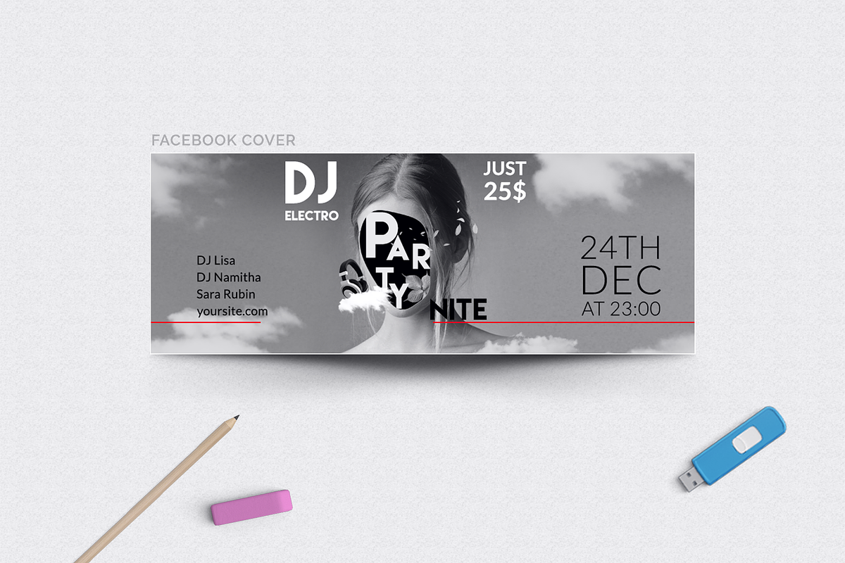DJ Party Flyer, a Flyer Template by Jaisivakumar (Photo 3 of 5)