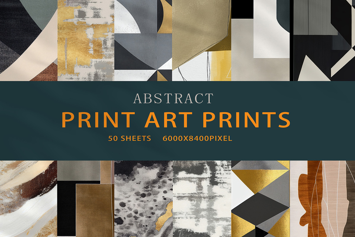 modern abstract painting wall art, a Decorative Illustration by Muzi pear studio (Photo 1 of 12)
