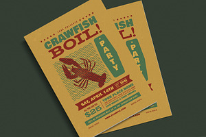 Crawfish Boil Event Flyer