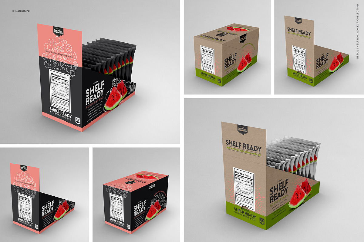 Retail Shelf Box 21 Packaging Mockup, a Packaging Mockup by INCDesign (Photo 10 of 12)