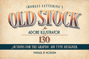 Old Stock-Illustrator Actions