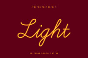 Neon Glow Script Text Effect, a Templates & Theme by studiogstock (Thumbnail 1 of 2)