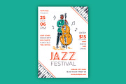 Jazz Festival Flyer, a Flyer Template by serapika (Thumbnail 1 of 3)