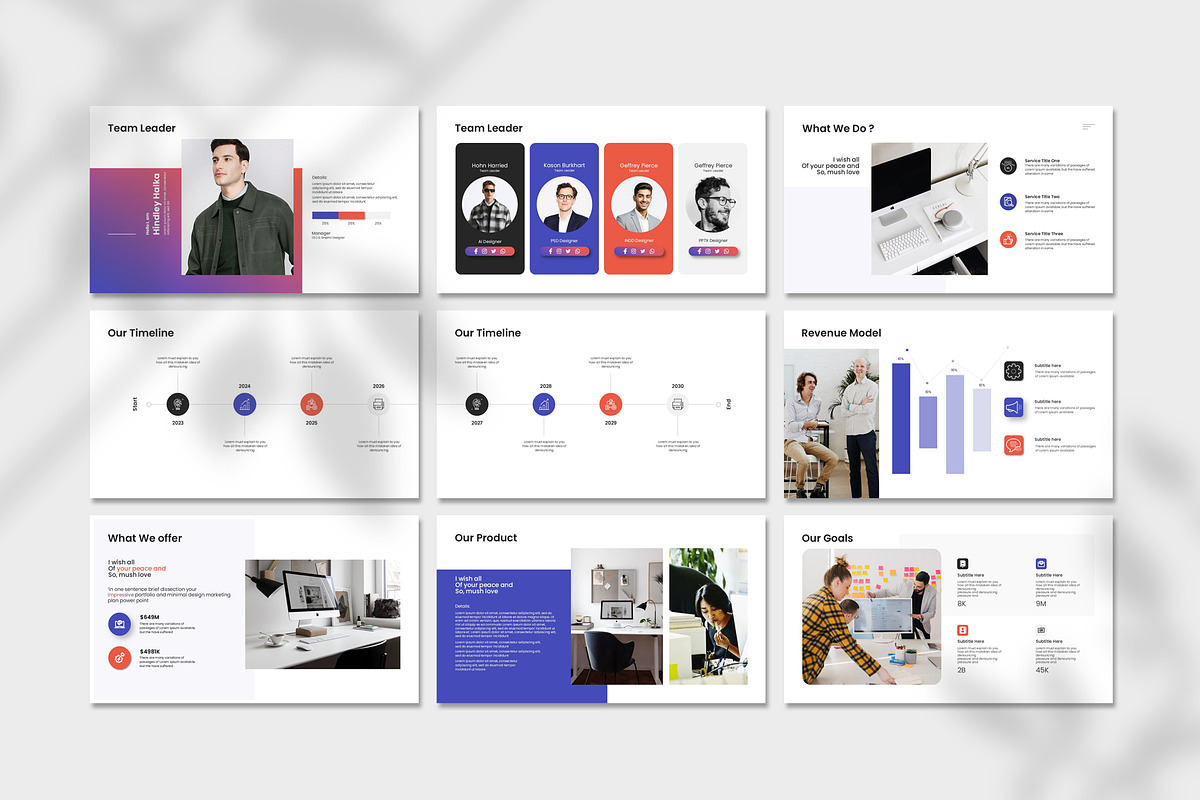 Business Plan PowerPoint Template, a Presentation Template by Creative-Work (Photo 4 of 5)