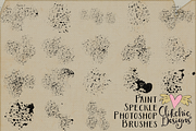 Paint Speckles 35 Photoshop Brushes preview 2