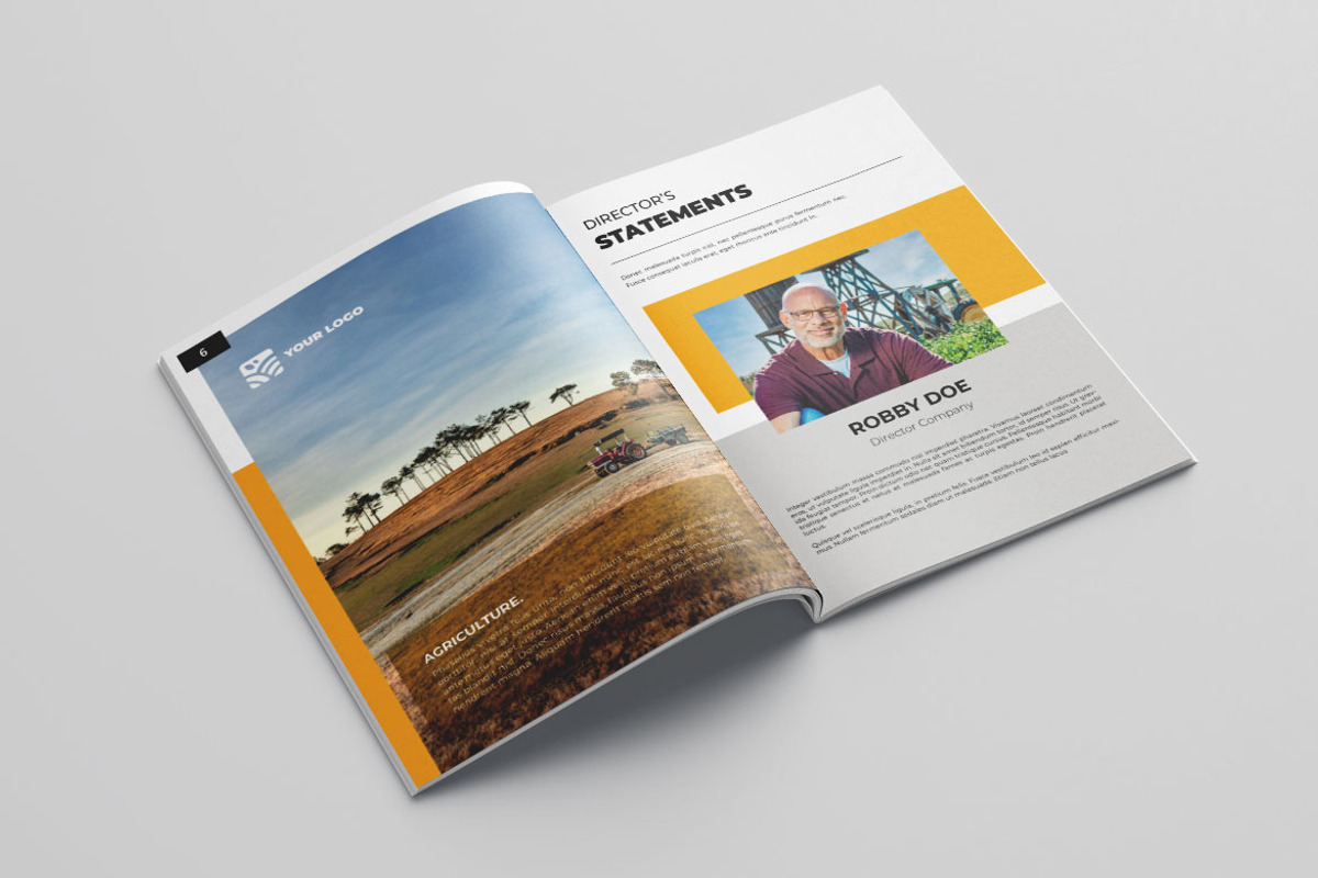 Agriculture Brochure Vol.1, a Brochure Template by Bewalrus Studio (Photo 3 of 11)
