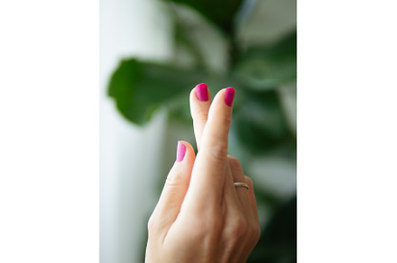 Manicure Hands with Bright Pink, a Beauty & Fashion Photo by Fascinadora