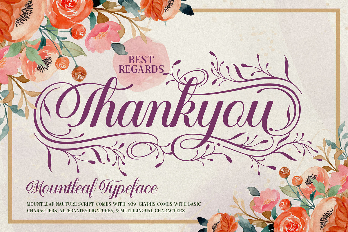 Mountleaf Typeface, a Script Font by alit design (Photo 20 of 20)