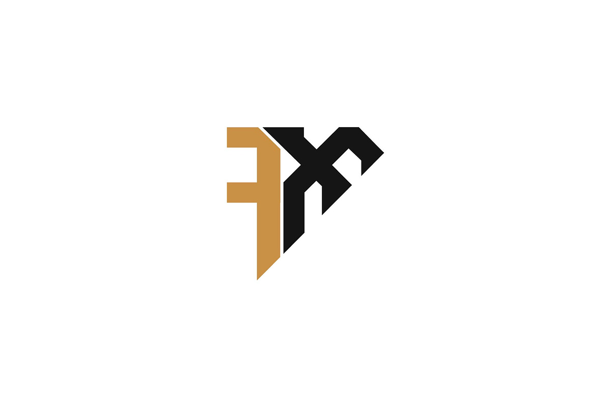 FX or XF logo and icon design, a Branding & Logo Template by mrshamsjaman