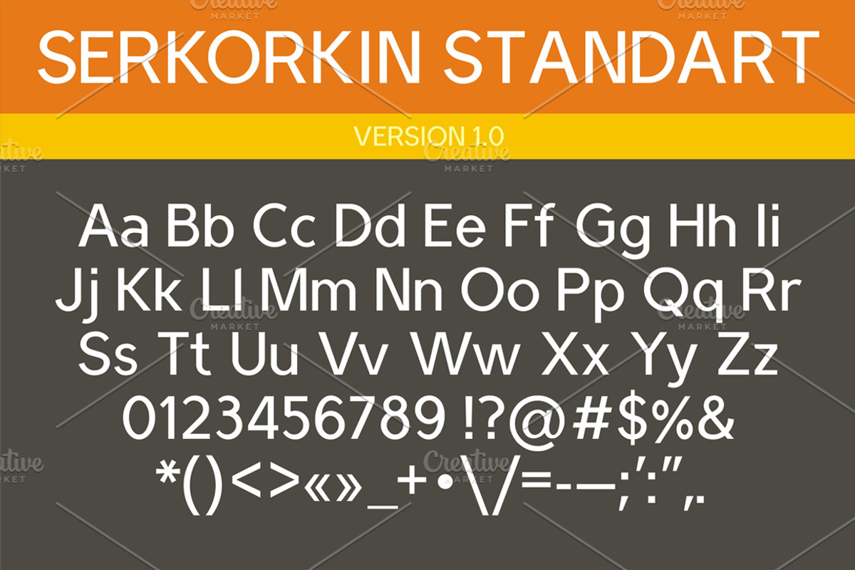 Serkorkin Standart Font