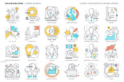 Color line icons, an Outline Icon by Howcolour (Thumbnail 27 of 32)
