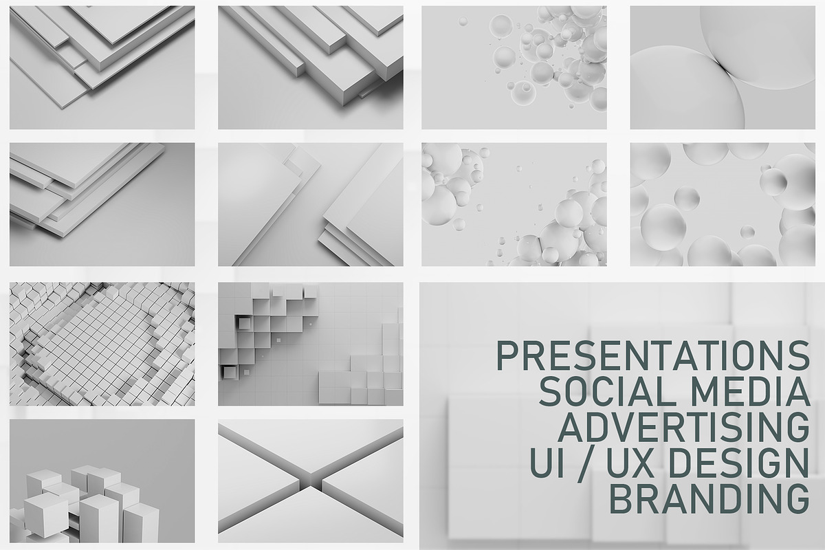 Clean 3D Backgrounds Animated, a Background Graphic by Mio Buono (Photo 2 of 6)