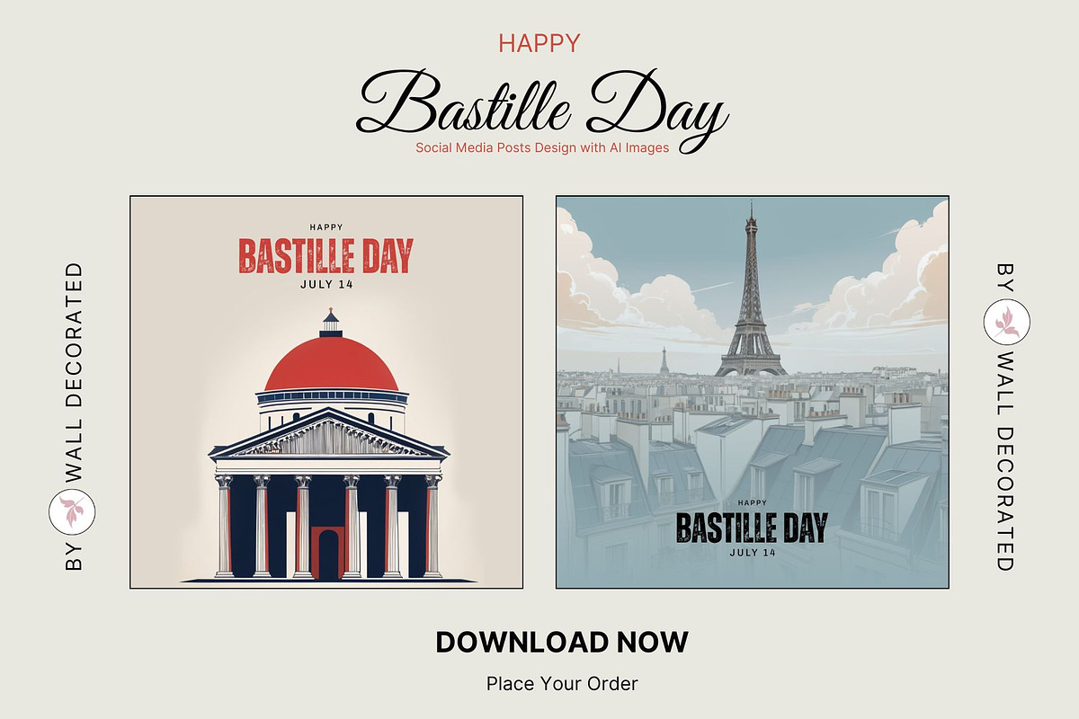 20 Bastille Day Images Wallpapers, a Print Template by Walldecorated (Photo 2 of 10)