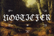 Nosticfer Gothic Handwritten Font, a Blackletter Font by Ashiya Pixel (Thumbnail 10 of 11)