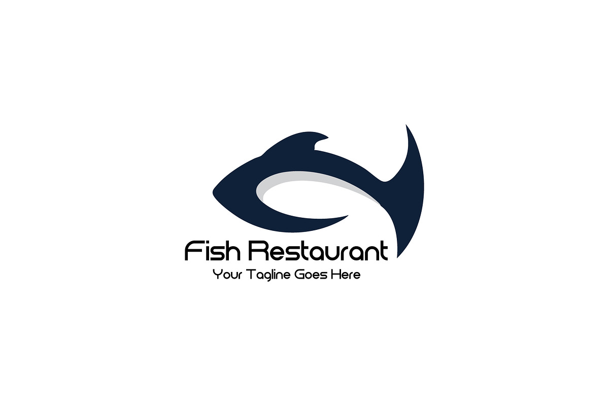 Modern Fish Restaurant Logo, a Branding & Logo Template by YUDesignStore (Photo 1 of 12)