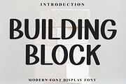 Building Block, a Script Font by InermediaSTUDIO (Thumbnail 1 of 8)
