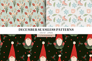 Festive Christmas Pattern Pack, a Pattern Graphic by illuztrate (Thumbnail 2 of 5)