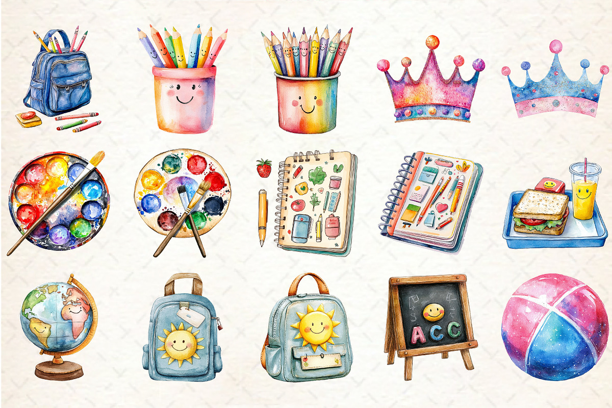 Fun School Activities Clipart, an Illustration by Rose Art (Photo 6 of 7)