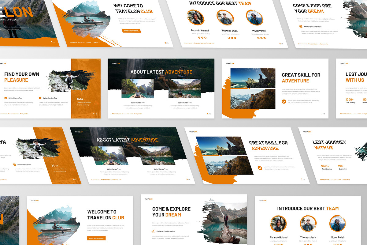 Travelon - Adventure PowerPoint, a Presentation Template by MtvtdArt (Photo 5 of 6)