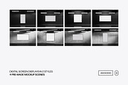Digital Screen Display Mockups, an Advertising Mockup by pixelbuddha.net (Thumbnail 2 of 11)
