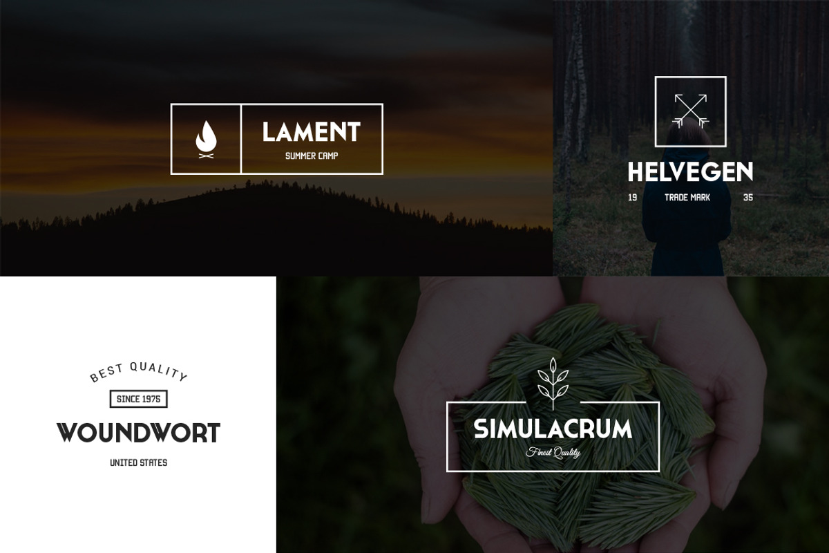 Minimal logo collection, a Branding & Logo Template by Optimistic shop (Photo 3 of 3)