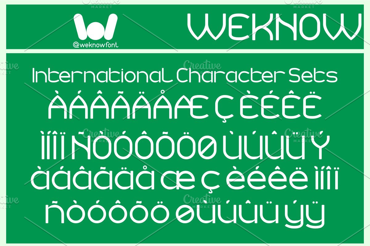 Minimal Clean font, a Sans Serif Font by weknow (Photo 8 of 8)