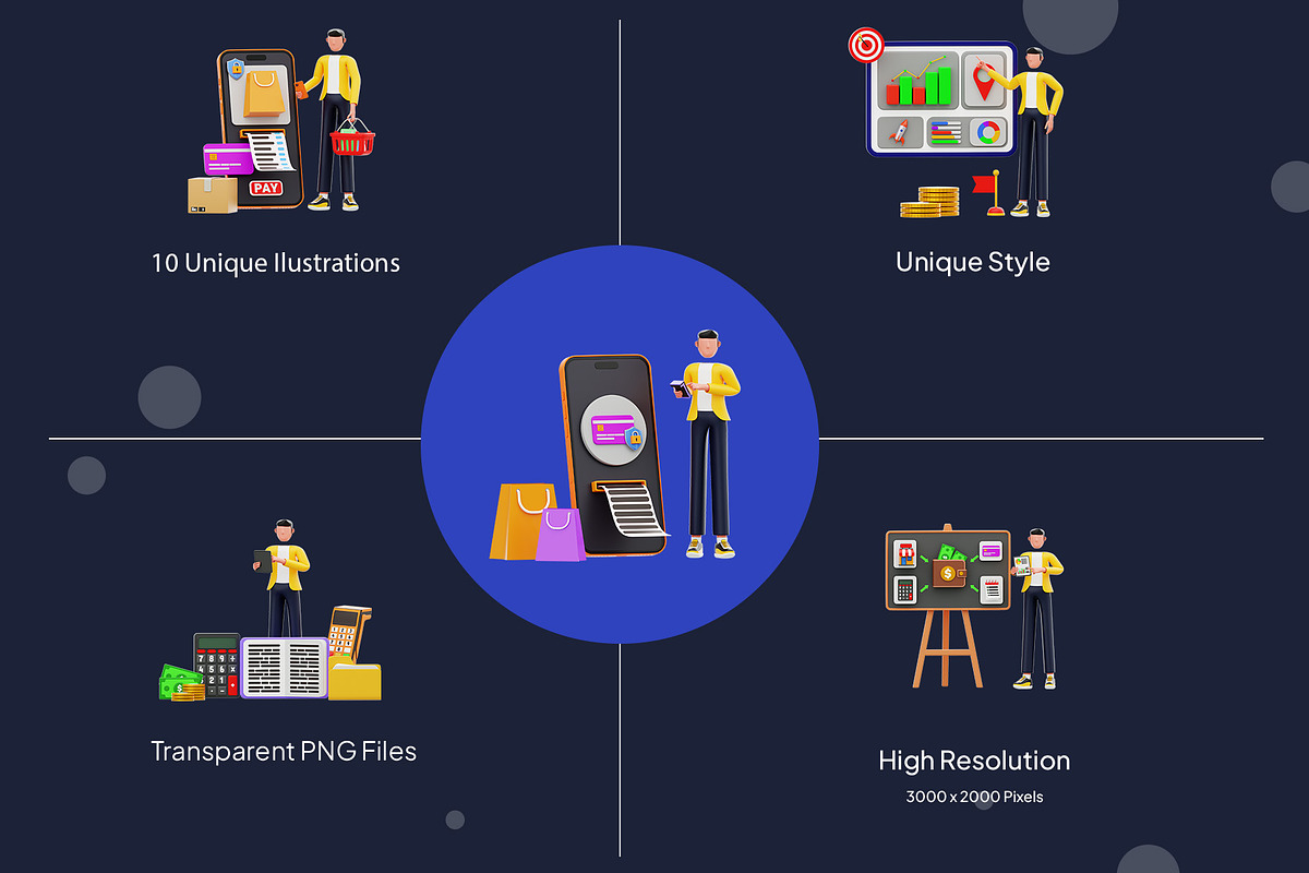 Business Cash Flow Management Pack, a Scene 3D Model by novia99design (Photo 2 of 6)