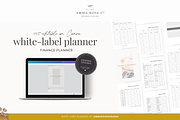 White Label Finance Planner, a Stationery Template by ammarosedesignsllc (Thumbnail 1 of 10)
