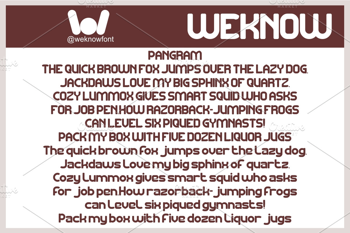 Chocolate font, a Sans Serif Font by weknow (Photo 6 of 8)