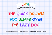Jotter - Cute Handwritten Typeface, a Handwritten Font by alpercakici (Thumbnail 7 of 16)