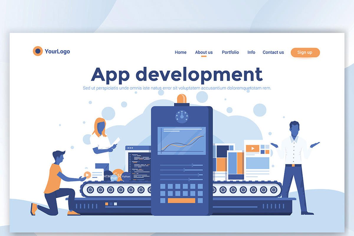 Landing page templates, an Education Illustration by Creative Graphics (Photo 12 of 12)