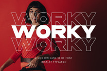 Worky Modern Sans Serif Font