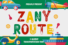 Zany Route – 11 Quirky Font