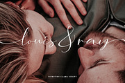 Dorothy Clark Script, a Script Font by Letterhend Studio (Thumbnail 8 of 9)