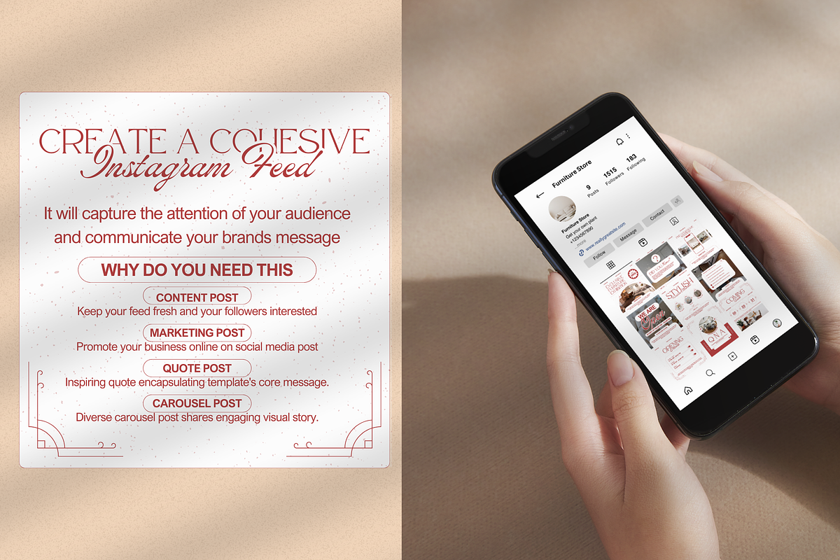 120 Furniture Instagram Template, a Social Media Template by Branding Victory STD (Photo 9 of 10)