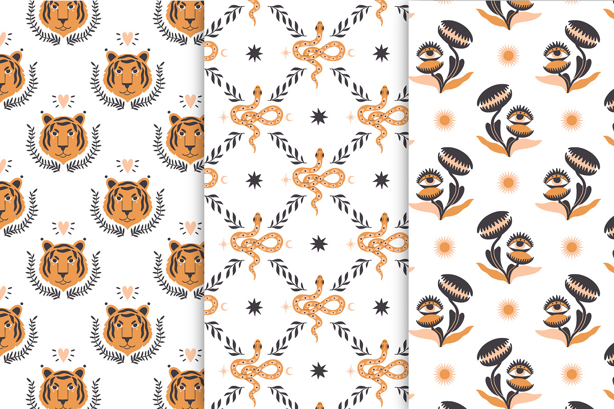Wild & Free: pattern, element, print, a Pattern Graphic by Lena Nikolaeva (Photo 11 of 13)