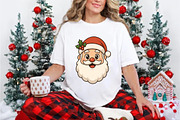 Cute Cartoon Santa Claus Face PNG, an Illustration by DreamArtGraphic (Thumbnail 5 of 5)