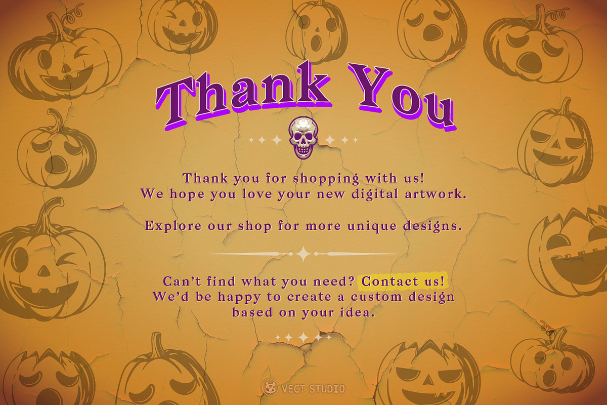 32 Halloween Pumpkin Stamp Brushes, a Brush Add-On by vectstudio (Photo 10 of 10)