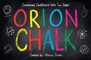 Orion Chalk Font, a Symbol Font by Allouse Studio (Thumbnail 1 of 9)