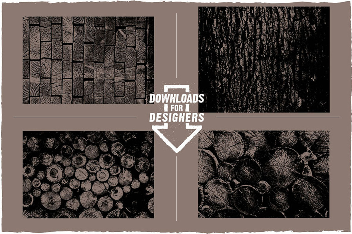 Wood, Brick & Concrete - Vector Pack, a Texture Graphic by Downloads for Designers (Photo 7 of 9)