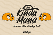 The Kindamana - Handwritten Display, a Font by Rillatype (Thumbnail 1 of 12)