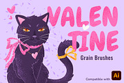 Valentine: 18 Illustrator Brushes, a Brush Add-On by IuliiaSavko (Thumbnail 1 of 11)