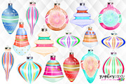Vintage Christmas Ornament Clip Art, an Illustration by Graphics Candy (Thumbnail 2 of 3)