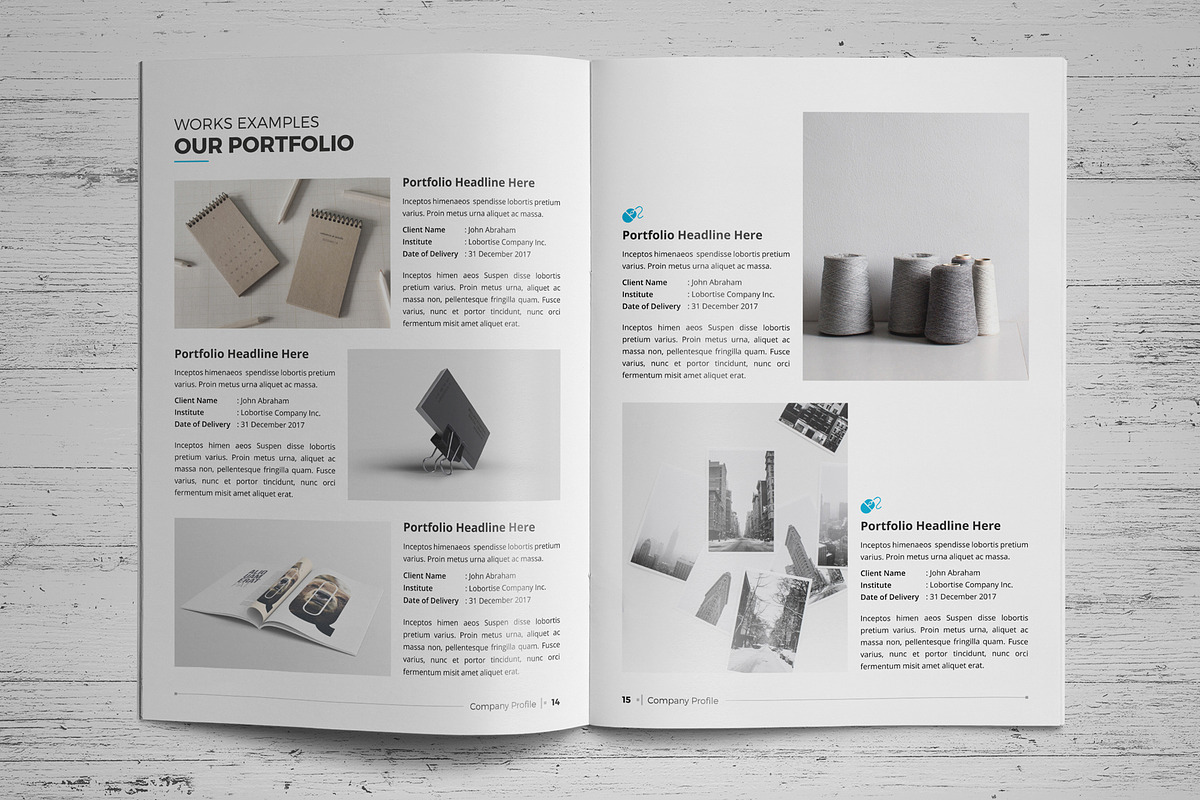 Company Profile Brochure, a Brochure Template by Miyaji75 (Photo 11 of 19)