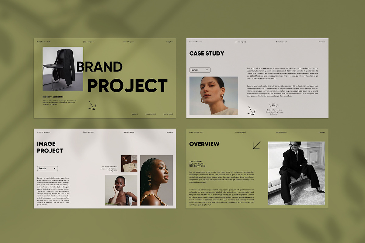 Brand Project Presentation Template preview 5