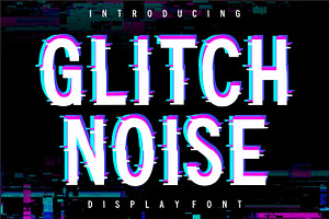 Glitch Noise, a Slab Serif Font by Limited.studio