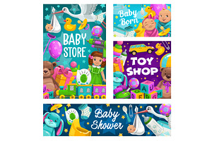 Baby Shower, Toys Shop, Kids Store